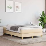  Box spring posteljni okvir krem 120x200 cm blago, (20739359) | Shoptok.si