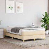  Za krevet s oprugama krem 120x200 cm od tkanine | shoptok.hr