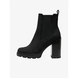 Only Black Women's Ankle Boots in Suede Brave - Women