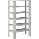  Stalak za cipele boja betona 61x32x105 cm konstruirano drvo | shoptok.hr