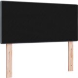 vidaXL LED Postelja S Klobuki Temno Siva 90 cm Žamet | Shoptok.si