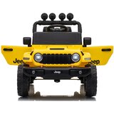 Jeep Rubicon DK-JWR558 24V Yellow Battery-Powered Vehicle | Eponuda.com