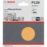 Bosch 10-delni set brusnih listova C470 115 mm, 120 pakovanje od 10 komada - 2608605429 | Eponuda.com
