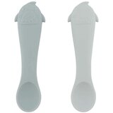 Trixie set 2 silikonskih žličk first baby mr. shark | Shoptok.si