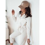 DStreet Koszula damska w paski GIRSA ecru | Shoptok.si