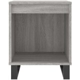 vidaXL Nočna omarica siva sonoma 40x35x50 cm inženirski les | Shoptok.si