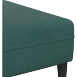  Kavč 3 pcs Temno zelena 250 x 188 x 76 cm Žamet, (5000208024) | Shoptok.si