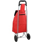 vidaXL Nakupovalni voziček s kolesi Rdeč 35 L, (22094806) | Shoptok.si