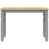  Blagovaonski stol Corona sivi 112x60x75 cm od masivne borovine | shoptok.hr
