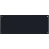 vidaXL Kuhinjska zaštita od prskanja crna 100 x 40 cm kaljeno staklo | shoptok.hr