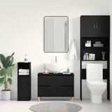  Kupaonski ormarić za sudoper Crni hrast 80 x 33 x 60 cm | shoptok.hr