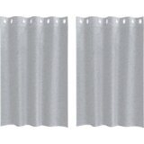 vidaXL Zavese z zavesami 2 pcs Temno siva 140 x 140 cm Poliester | Shoptok.si