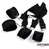 LateToBed BDSM Line Komplet Za Vezanje Plush Cuff Cene