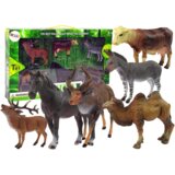 Set of Domestic Animals Forest Deer Cow  Set of Domestic Animals Forest Deer Cow Slike