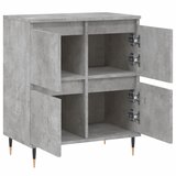  Komoda siva boja betona 60x35x70 cm od konstruiranog drva | shoptok.hr