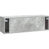TV ormar za zid 98 x 31 x 30 cm Betonska siva Konstruirano drvo | Eponuda.com