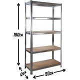 SUPERHOME 180x90x45cm 175Kg Metalna Montažna Polica Cene