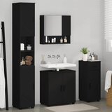  Set namještaja za kupaonicu 4 kom. Crna 61 x 35 x 64 cm | shoptok.hr
