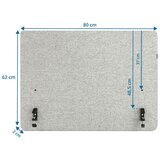 MID.YOU Pregradna Stena Flexmiut D Side, Svetlo Siva | Shoptok.si