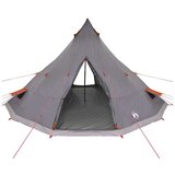 Tipi šator s krovom Siva i narančasta 560 x 560 x 300 cm taft | shoptok.hr