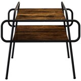  Stolić za kavu Dimljeni hrast 60 x 60 x 51 cm Konstruirano drvo | shoptok.hr