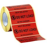 ratioform opozorilna etiketa, 1000 kosov na rolo, natisk ''do not load!'' | Shoptok.si