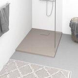 VidaXL Kada za tuš SMC smeđa 90 x 70 cm VidaXL Kada za tuš SMC smeđa 90 x 70 cm Slike