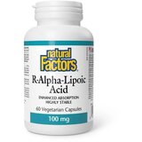Natural Factors r-alfa-lipoinska kiselina, 100mg, 60 kapsula