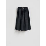 Reserved Midi suknja s pojasom - crno | shoptok.hr