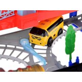 Električni vlak s tračnicama, autobusom i visećim mostom sa svjetlima i zvukovima | shoptok.hr
