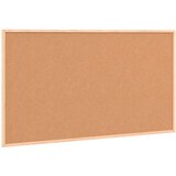  Magnetna bijela ploča s okvirom od masivnog borovog drva 100 x 55 cm | shoptok.hr