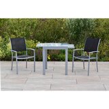 Gardenson Vrtni Set Milano, 3-delni, Raztegljiva Miza | Shoptok.si