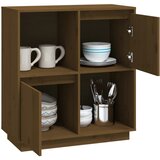  Komoda smeđa boja meda 74 x 35x 80 cm od masivne borovine | shoptok.hr