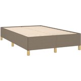  s oprugama i madracem smeđesivi 120 x 190 cm od tkanine | shoptok.hr