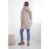Kesi Reinforced hoodie in beige | shoptok.hr