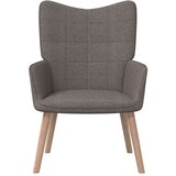  Stolica za opuštanje od tkanine smeđesiva | shoptok.hr
