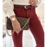 Gemre Red elastic pants with Rocher belt | Shoptok.si