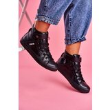 Kesi Dámské vysoké tenisky Big Star - černé | Shoptok.si