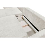 Livetastic KOTNA GARNITURA S POSTELJNO F, slonova kost tekstil | Shoptok.si