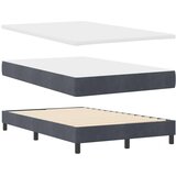  Krevet s opruga kutije Tamno siva 120 x 200 cm Baršun | shoptok.hr