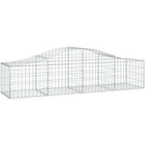 Lučne gabionske košare 12 kom 200x50x40/60 cm pocinčano željezo | shoptok.hr