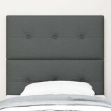  Headboard S Prikupnim Gumbom Temno SIVA 90 cm Tkanina, (22052612) | Shoptok.si