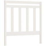 Maison Chic posteljno vzglavje - vzglavna omarica - nočna omarica belo 95x4x100 cm trdna borovina, (21706125) Cene