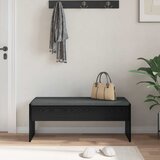  Klupa za hodnik s jastukom Crni hrast 103 x 38 x 40 cm | shoptok.hr