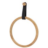 Tendance držač peškira samolepljivi okrugli 31X21X3,5CM bambus crna 91044103 Cene