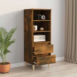  Visoka omara Dimljeni hrast 40x36x110 cm inženirski les, (20654574) | Shoptok.si