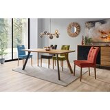 Linea Natura Jedilna miza , masivno divji hrast barve hrasta | Shoptok.si