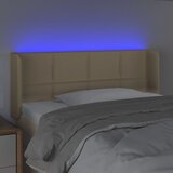  LED uzglavlje krem 83x16x78/88 cm od tkanine | shoptok.hr