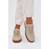Boto Women's Eco Suede Sneakers Beige Micca | shoptok.hr