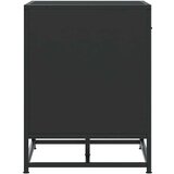 vidaXL Klupa za cipele crna 60x40x53,5 cm izrađena od drveta i metala | shoptok.hr